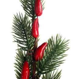 Świąteczna Gałązka Dekoracyjna z Jarzębiną 30 cm