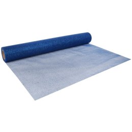 Świecąca organza tiulowa z siateczki niebieska