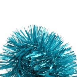 Turkusowy Łańcuch Choinkowy Lux Goliat - 7cm x 2m Metalo-foliowy
