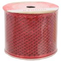 Wstążka dekoracyjna 10 m na szpuli czerwona