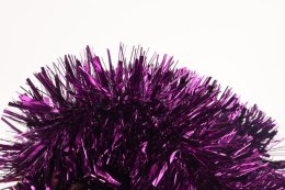 Wysokiej jakości fioletowy łańcuch choinkowy z folii metalizowanej Goliat 7cm x 2m