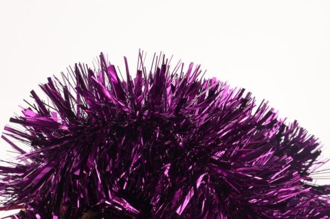 Wysokiej jakości fioletowy łańcuch choinkowy z folii metalizowanej Goliat 7cm x 2m