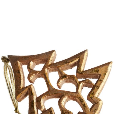 ZAWIESZKA DEKORACYJNA CHOINKA AŻUROWA 10 CM