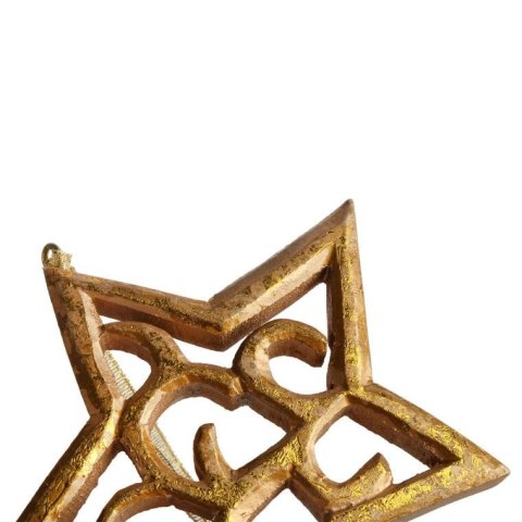ZAWIESZKA DEKORACYJNA GWIAZDA AŻUROWA 10 CM