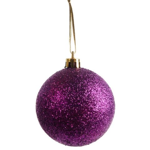 ZESTAW 12 BOMBEK PLASTIKOWYCCH 6 CM FIOLETOWE