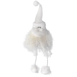 Zawieszka Choinkowa Biały Mikołaj o Wysokości 35 cm.