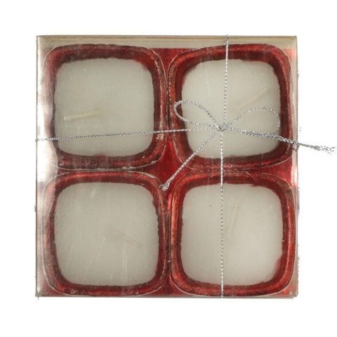 Zestaw 4 Ceramicznych Świeczek Świątecznych