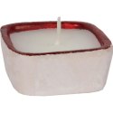 Zestaw 4 Ceramicznych Świeczek Świątecznych