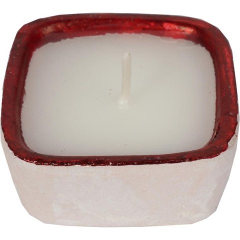 Zestaw 4 Ceramicznych Świeczek Świątecznych