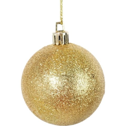 Zestaw 50 Luksusowych Bombek Plastikowych w Kolorze Brązowym różnej wielkości.