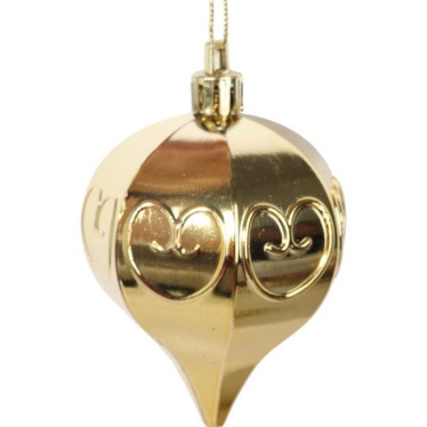 Zestaw 50 Luksusowych Bombek Plastikowych w Kolorze Brązowym różnej wielkości.