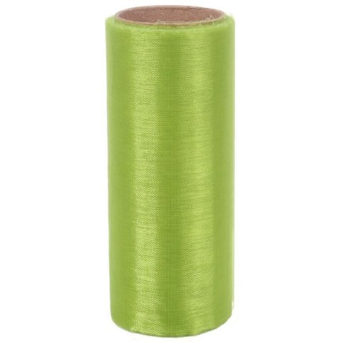 Zielona Organza do Dekoracji o Szerokości 12 cm i Długości 9 m