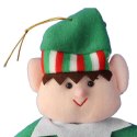 Zielony Elf Bożonarodzeniowy do Zawieszenia 30 cm