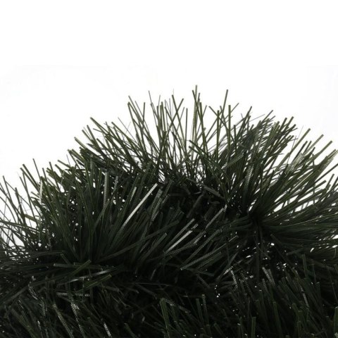 Zielony łańcuch choinkowy GOLIAT, średnica 10 cm, długość 2,8 m, ciemno zielony, polski produkt.