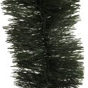 Zielony łańcuch choinkowy GOLIAT, średnica 10 cm, długość 2,8 m, ciemno zielony, polski produkt.