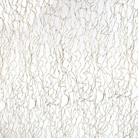 Złota Organza Brokatowa 50cm x 10m na Dekoracje i Kompozycje Kwiatowe