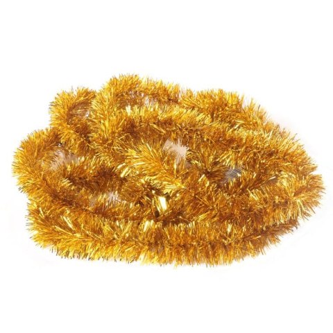 Złoty łańcuch choinkowy z metalizowanej folii 3 cm x 2 m - GOLIAT PRODUKT POLSKI