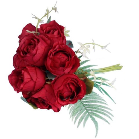 BUKIET 10 RÓŻ 30 CM KOLOR CZERWONY BUKIET 10 RÓŻ 30 CM KOLOR CZERWONY