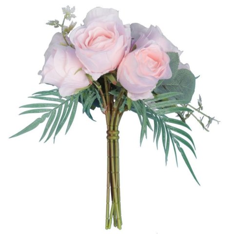 BUKIET 10 RÓŻ 30 CM KOLOR JASNY RÓŻ BUKIET 10 RÓŻ 30 CM KOLOR JASNY RÓŻ