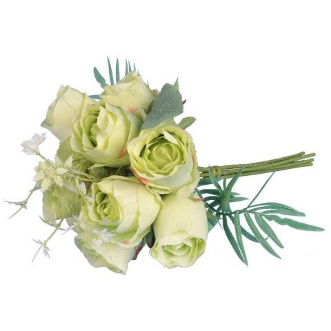 BUKIET 10 RÓŻ 30 CM KOLOR ZIELONY BUKIET 10 RÓŻ 30 CM KOLOR ZIELONY
