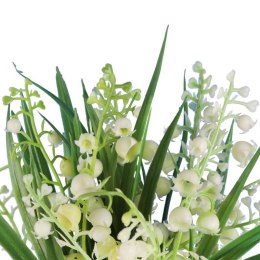 BUKIET 5 GAŁĄZEK Z KONWALIAMI 30 CM KOLOR BIAŁY