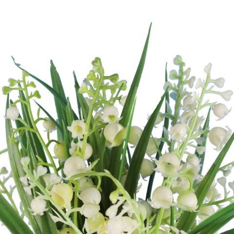 BUKIET 5 GAŁĄZEK Z KONWALIAMI 30 CM KOLOR BIAŁY