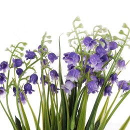 BUKIET 5 GAŁĄZEK Z KONWALIAMI 30 CM KOLOR FIOLETOWY