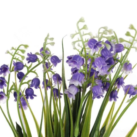 BUKIET 5 GAŁĄZEK Z KONWALIAMI 30 CM KOLOR FIOLETOWY