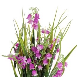 BUKIET 5 GAŁĄZEK Z KONWALIAMI 30 CM KOLOR RÓŻOWY