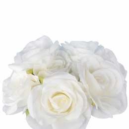 BUKIET 7 RÓŻ 37 CM KOLOR BIAŁY