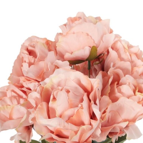 BUKIET 7 ROZWINIĘTYCH RÓŻ Z DODATKAMI 45 CM KOLOR JASNO ŁOSOSIOWY