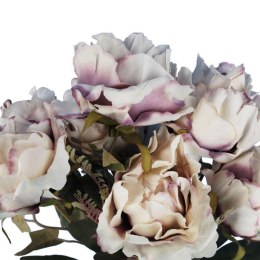 BUKIET 7 ROZWINIĘTYCH RÓŻ Z DODATKAMI 45 CM KOLOR JASNY RÓŻ