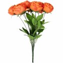 BUKIET 9 RÓŻ 42 CM KOLOR POMARAŃCZOWY