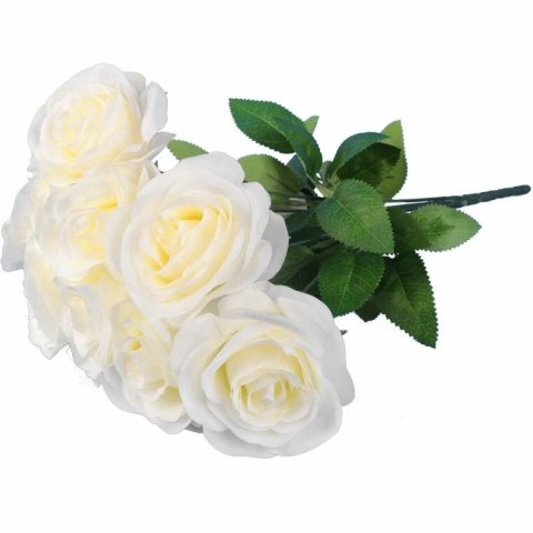 BUKIET 9 RÓŻ 44 CM KOLOR BIAŁY BUKIET 9 RÓŻ 44 CM KOLOR BIAŁY
