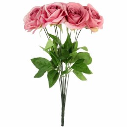 BUKIET 9 RÓŻ 44 CM KOLOR RÓŻOWY