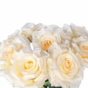 BUKIET 9 RÓŻ 48 CM KOLOR KREMOWY
