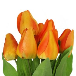BUKIET 9 TULIPANÓW 44 CM KOLOR POMARAŃCZOWY