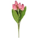 BUKIET 9 TULIPANÓW 44 CM KOLOR RÓŻOWY