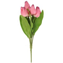 BUKIET 9 TULIPANÓW 44 CM KOLOR RÓŻOWY