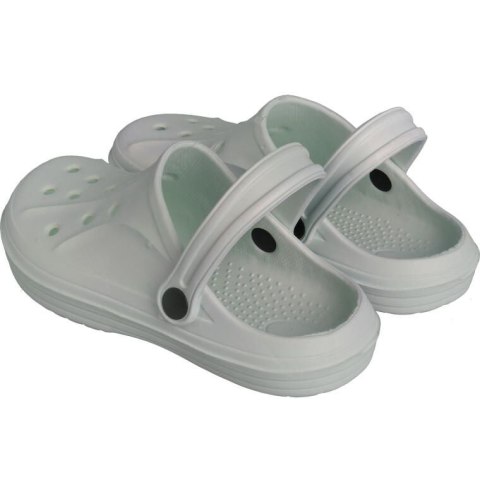 DAMSKIE KLAPKI ogrodowe/basenowe buty LEKKIE chodaki PIANKOWE ZIEL/36