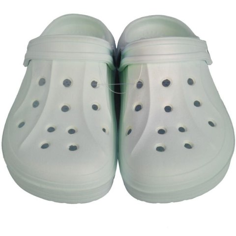 DAMSKIE KLAPKI ogrodowe/basenowe buty LEKKIE chodaki PIANKOWE ZIEL/40