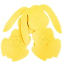 Etui na sztućce z filcu 2 szt- Zajączek Wielkanocny żółty