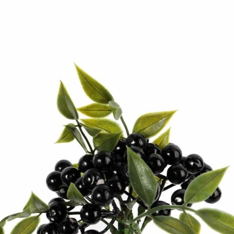 GAŁĄZKA Z JAGODAMI CZARNE KULKI 34 CM