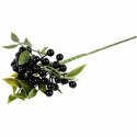 GAŁĄZKA Z JAGODAMI CZARNE KULKI 34 CM