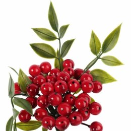 GAŁĄZKA Z JARZĘBINĄ CZERWONE KULKI 34 CM