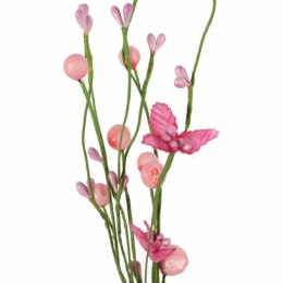 GAŁĄZKA Z KULKAMI 30 CM KOLOR RÓŻOWY