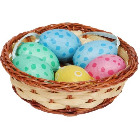 JAJKA W KOSZYCZKU 6 SZT 4 CM