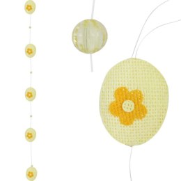 JAJKA WIELKANOCNE GIRLANDA 5 SZT ŻÓŁTE