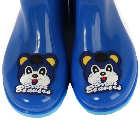 KALOSZE GUMOWCE GUMIAKI na deszcz dla dziewczynki i chłopca rozmiar 30/31 NIEBIESKIE