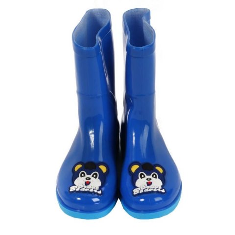 KALOSZE GUMOWCE GUMIAKI na deszcz dla dziewczynki i chłopca rozmiar 31/32 NIEBIESKIE